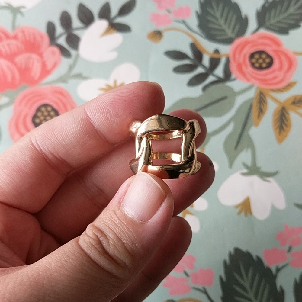 Nwot chain gold ring link